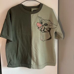 Star Wars Green and Light Green Short Sleeve Tee